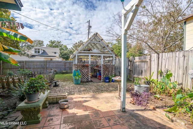 3508 11th St, Gulfport, MS 39501 - fenced backyard with a patio