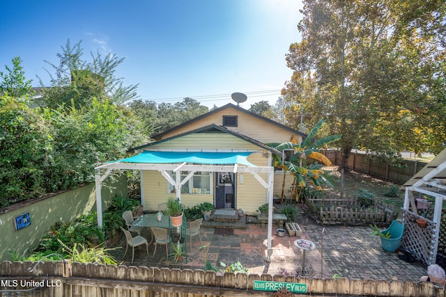 3508 11th St, Gulfport, MS 39501 - rear view of property featuring a patio area