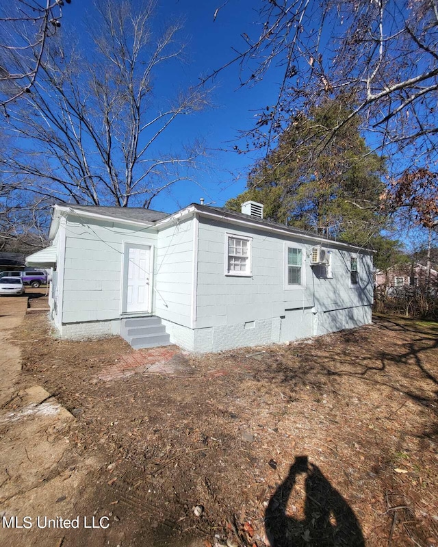 view of rear view of property