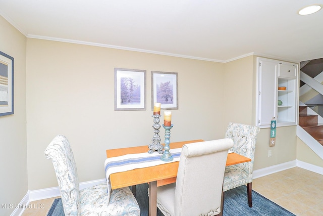 65 Breakers Ln, Ridgeland, MS 39157 - dining space with baseboards and crown molding
