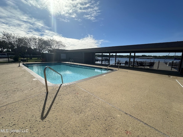 65 Breakers Ln, Ridgeland, MS 39157 - community pool with a patio and a water view