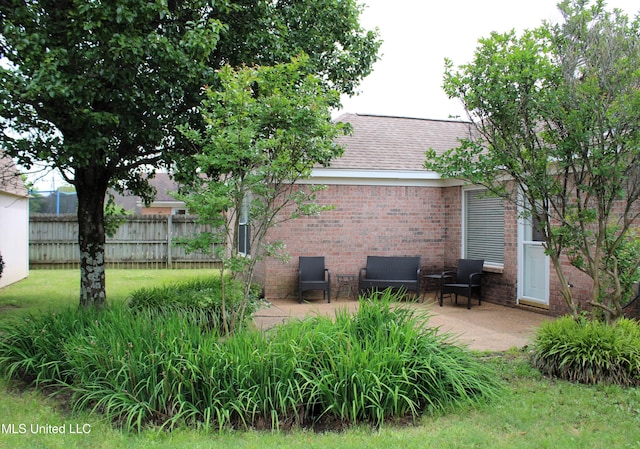 6904 Braybourne Main, Olive Branch, MS 38654 - view of yard featuring fence and a patio