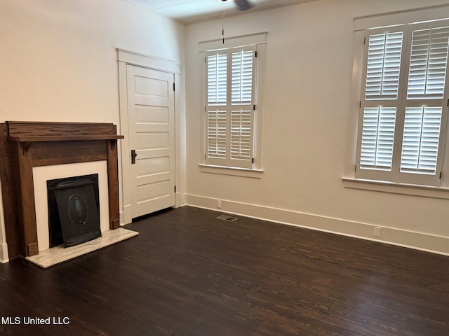 902 Washington St, Natchez, MS 39120 - unfurnished living room with wood finished floors