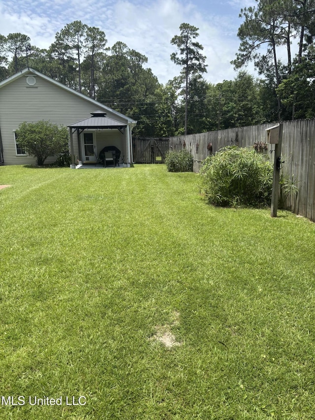 1720 Barracuda Dr, Gautier, MS 39553 - view of yard featuring a gazebo