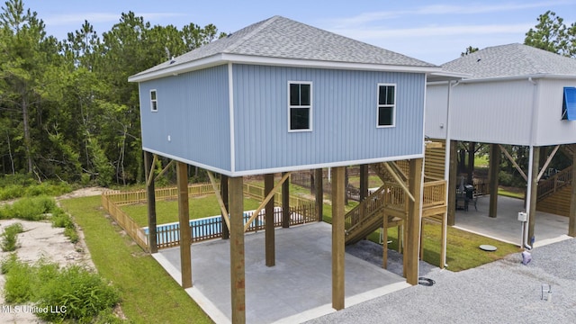 417 4th Ave, Pass Christian, MS 39571 - view of jungle gym with stairway and a patio area