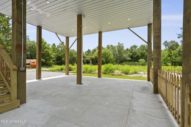 417 4th Ave, Pass Christian, MS 39571 - view of patio / terrace with view of scattered trees