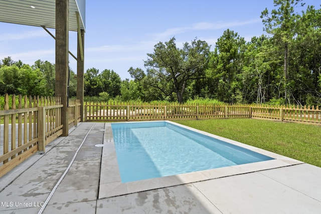 417 4th Ave, Pass Christian, MS 39571 - view of pool with a fenced backyard and a patio