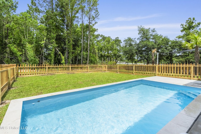 417 4th Ave, Pass Christian, MS 39571 - view of swimming pool with a fenced backyard