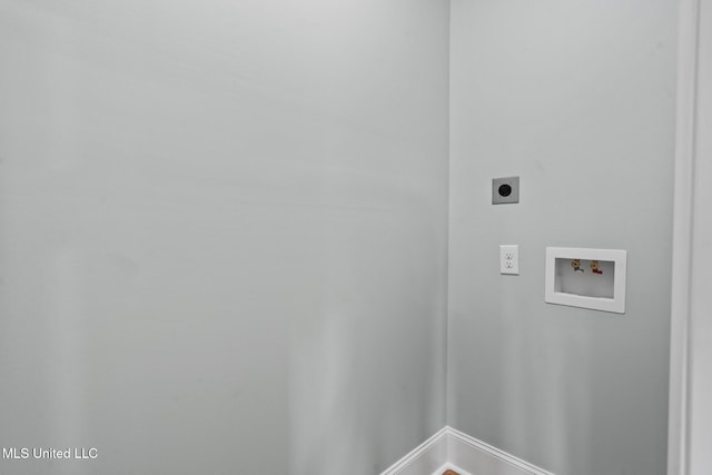 417 4th Ave, Pass Christian, MS 39571 - laundry room featuring hookup for an electric dryer and hookup for a washing machine