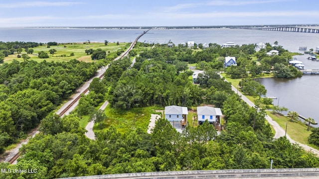 417 4th Ave, Pass Christian, MS 39571 - aerial view of a nearby body of water and a notable bridge