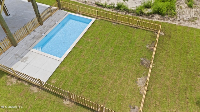 417 4th Ave, Pass Christian, MS 39571 - view of pool with a fenced backyard