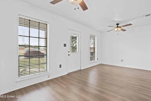 entrance foyer featuring light hardwood / wood-style flooring