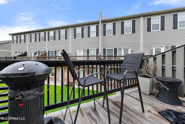 208 E Orchard Loop Unit 208, Diberville, MS 39540 - wooden deck featuring grilling area