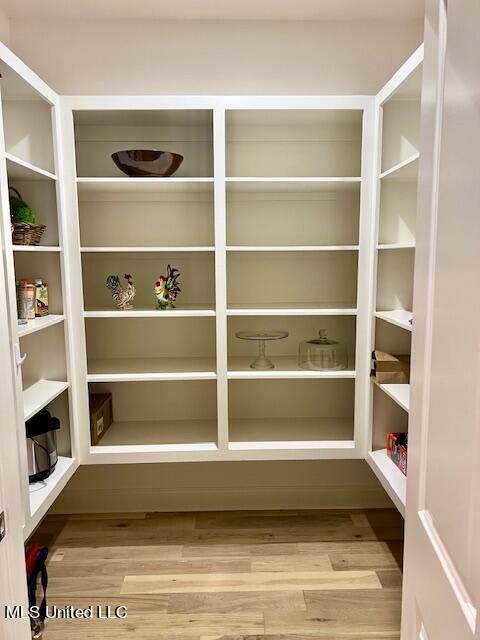 view of pantry