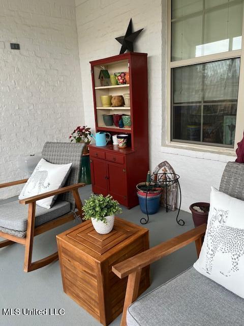 view of sitting room