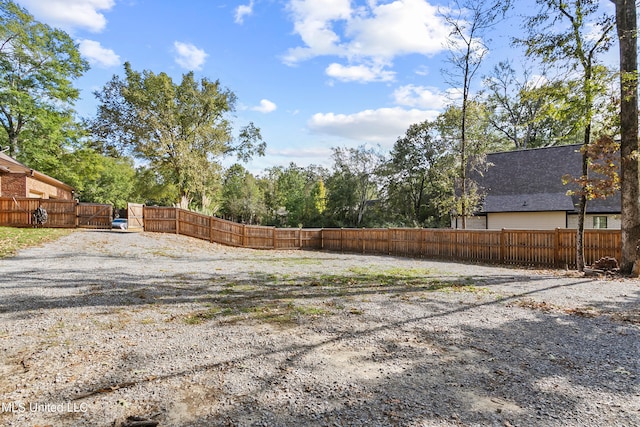 view of yard
