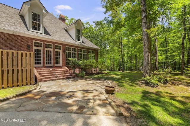 169 Pine Hill Dr, Brandon, MS 39047 - view of patio with entry steps