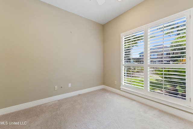426 Carmargue Ln, Biloxi, MS 39531 - carpeted empty room featuring baseboards and ceiling fan