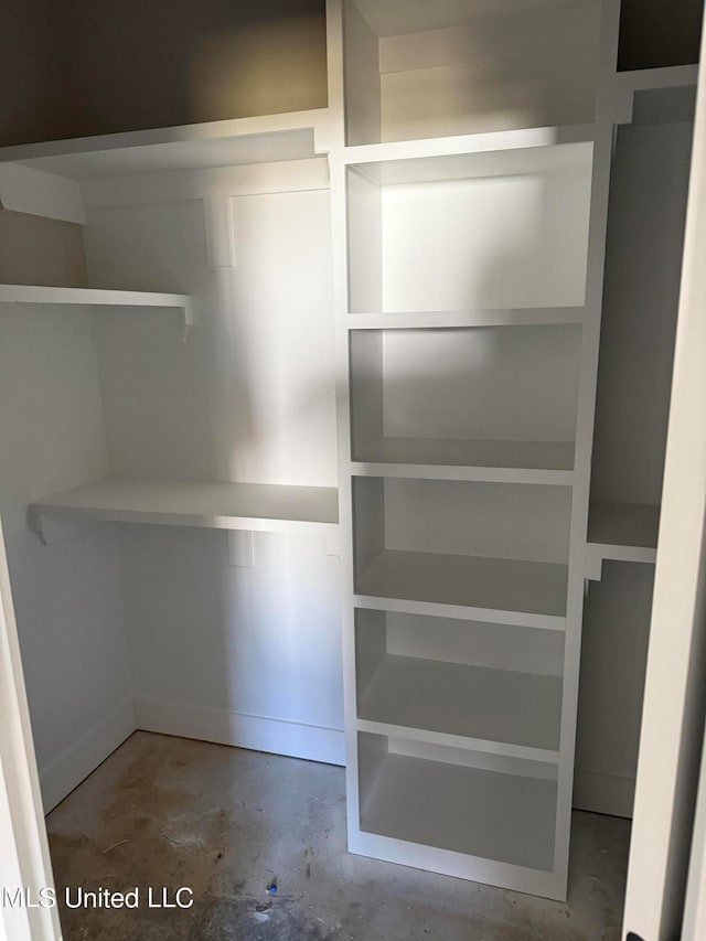 view of closet