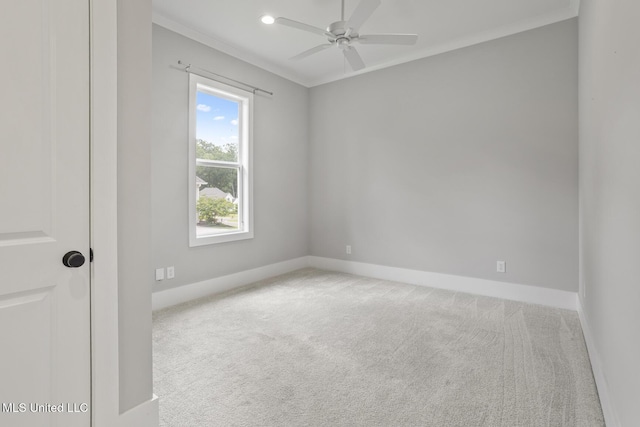119 Paylors Way, Madison, MS 39110 - unfurnished room featuring crown molding, carpet, and ceiling fan