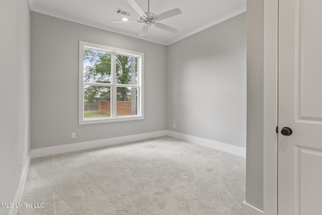 119 Paylors Way, Madison, MS 39110 - carpeted empty room with ceiling fan and ornamental molding