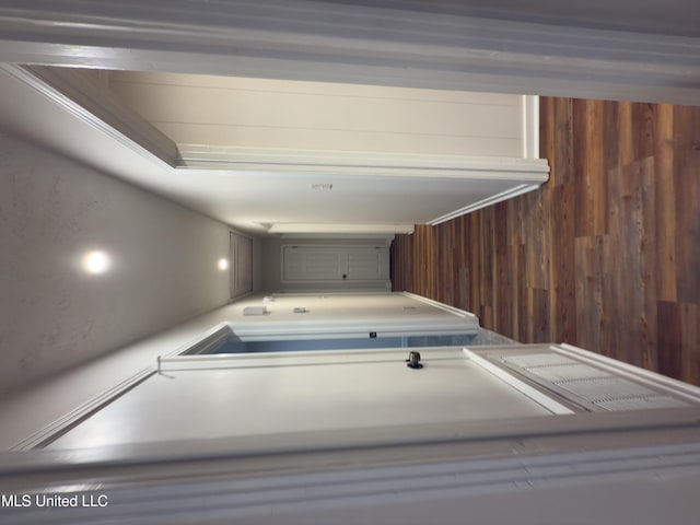 138 William Mckinley Cir, Jackson, MS 39213 - hallway with wooden walls