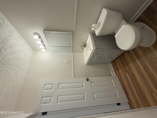 138 William Mckinley Cir, Jackson, MS 39213 - bathroom with toilet and wood finished floors