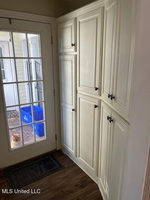 715 Sumner Ave, Greenwood, MS 38930 - entryway with dark wood-type flooring