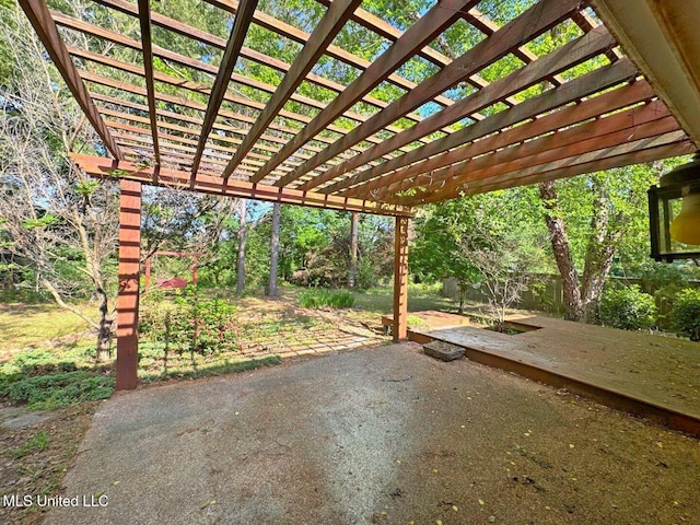 104 Warrior Ln, Clinton, MS 39056 - view of patio / terrace with a pergola