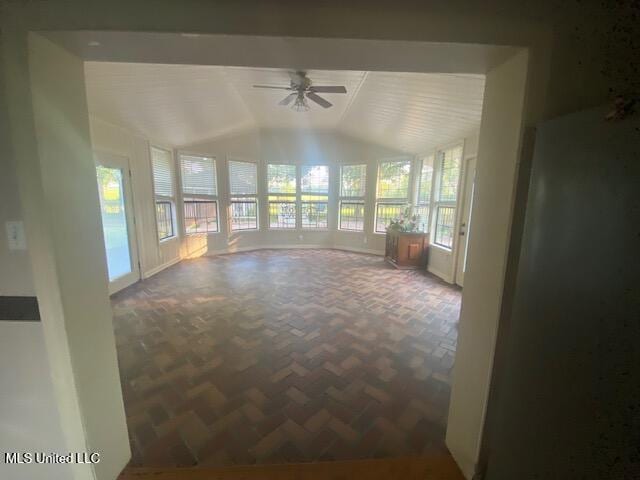 710 Eubanks Rd, Alligator, MS 38720 - unfurnished sunroom with vaulted ceiling