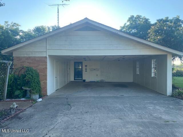 710 Eubanks Rd, Alligator, MS 38720 - view of front of home featuring concrete driveway and brick siding