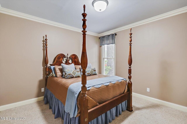611 Berridge Dr, Ridgeland, MS 39157 - bedroom featuring crown molding, baseboards, and carpet