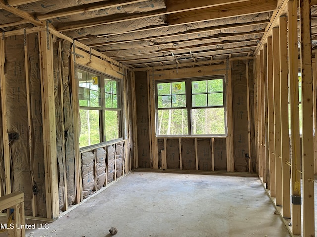 misc room featuring a wealth of natural light