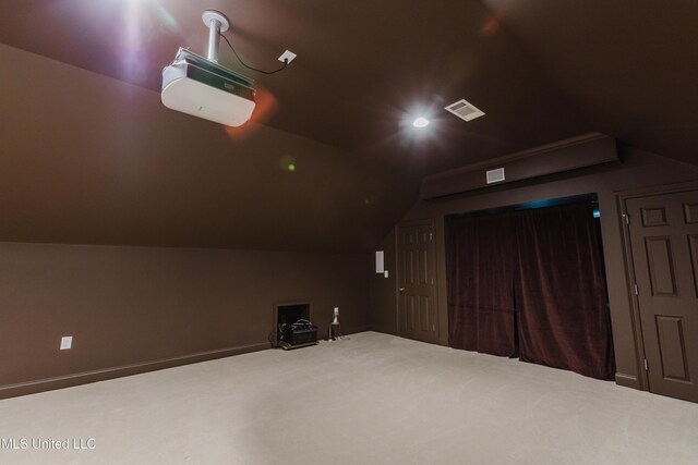 104 Overbrook Hl, Ridgeland, MS 39157 - bonus room featuring lofted ceiling, carpet floors, and recessed lighting