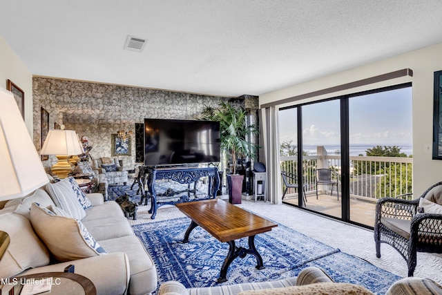 1130 Beach Blvd Unit 503, Biloxi, MS 39530 - living area featuring carpet flooring