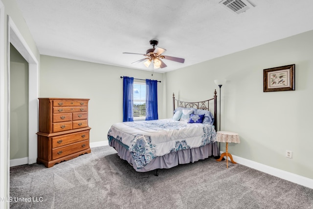1130 Beach Blvd Unit 503, Biloxi, MS 39530 - carpeted bedroom with baseboards and ceiling fan