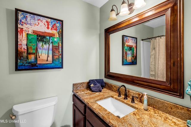 1130 Beach Blvd Unit 503, Biloxi, MS 39530 - bathroom with toilet and vanity