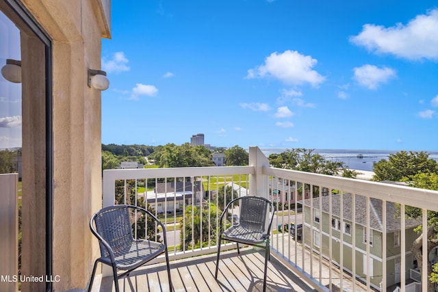 1130 Beach Blvd Unit 503, Biloxi, MS 39530 - balcony featuring a water view