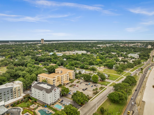 1130 Beach Blvd Unit 503, Biloxi, MS 39530 - aerial view of a pool, a tree filled landscape, and apartment complex