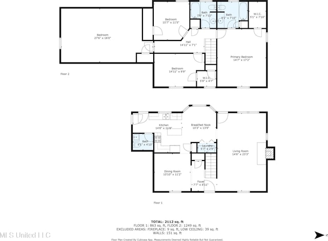 7465 Davidson Rd, Olive Branch, MS 38654 - property floor plan