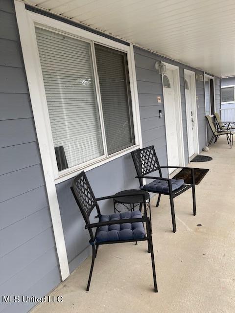 view of patio with covered porch