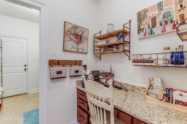 2018 Pelican Cir, Long Beach, MS 39560 - home office featuring baseboards and light tile patterned floors