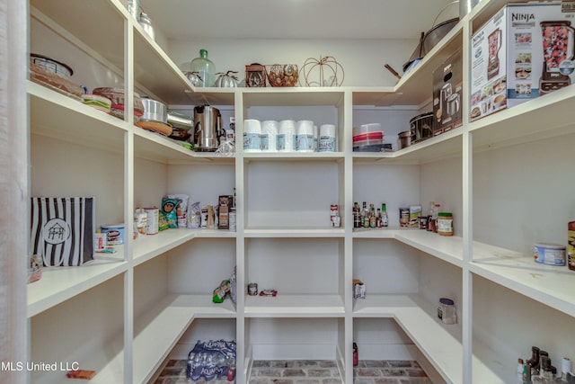 view of pantry