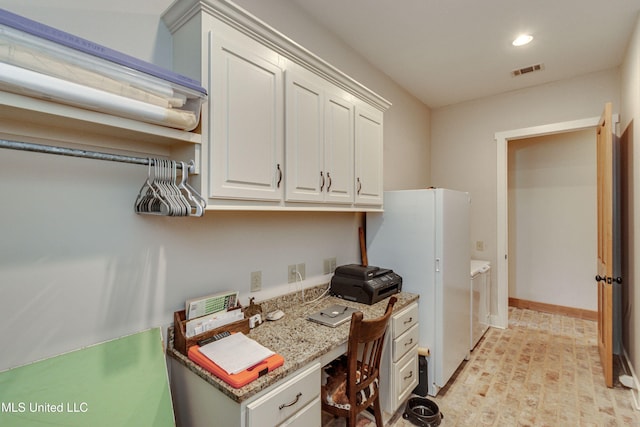 office with washer / dryer