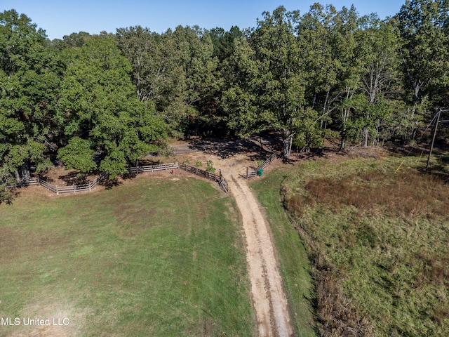 drone / aerial view