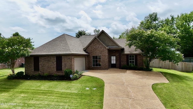 172 Lakeway Dr, Madison, MS 39110 - view of front of house featuring brick siding, an attached garage, concrete driveway, and roof with shingles