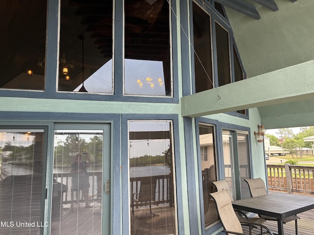 6327 Pontiac Dr, Kiln, MS 39556 - exterior space with stucco siding