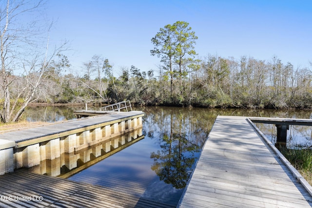 6327 Pontiac Dr, Kiln, MS 39556 - view of dock with a water view