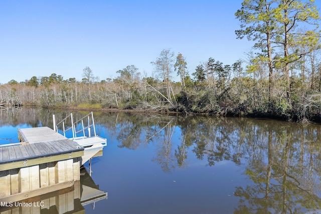 6327 Pontiac Dr, Kiln, MS 39556 - dock area featuring a water view