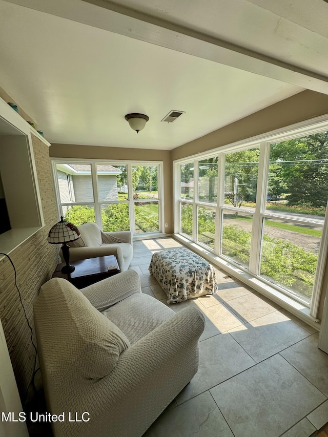 2293 Elm St, Hernando, MS 38632 - sunroom with tile patterned flooring